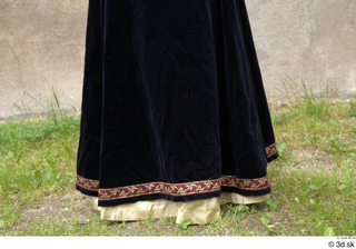  Medieval Castle lady in a dress 2 black dress historical clothing lower body medieval 0012.jpg